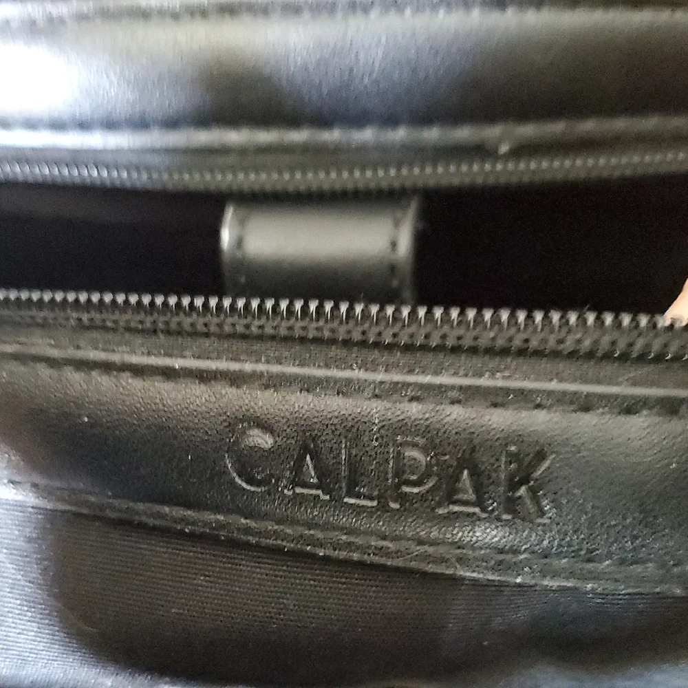 Calpak Sleek Black Laptop Bag for Women